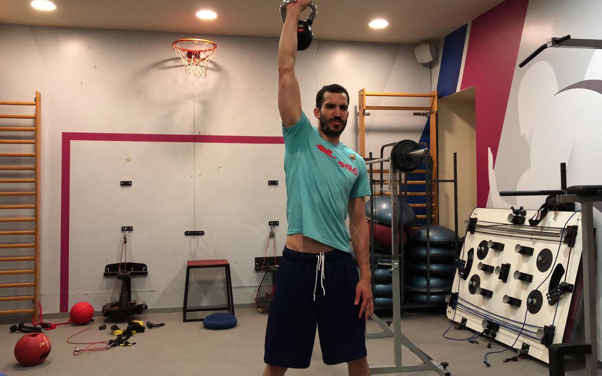 Pau Ribas i Pierre Oriola segueixen treballant al Palau per recuperar-se de les seves lesions