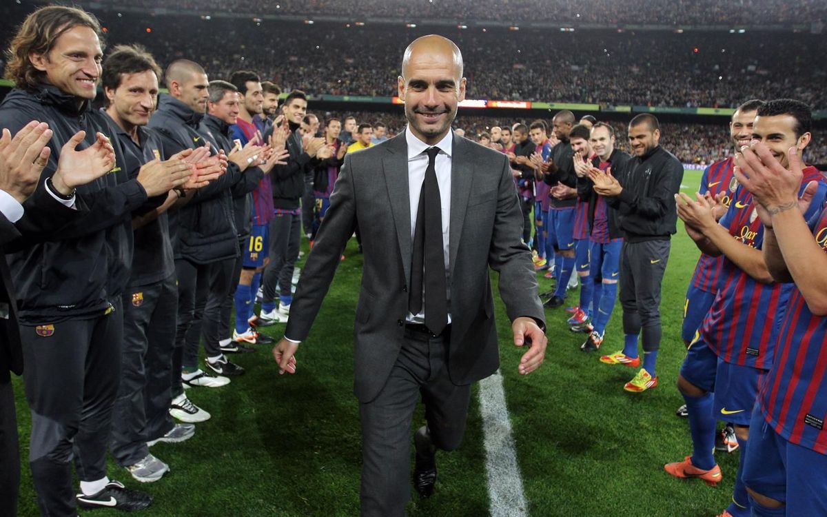 Décimo aniversario de la llegada de Josep Guardiola al banquillo del primer equipo del FC Barcelona