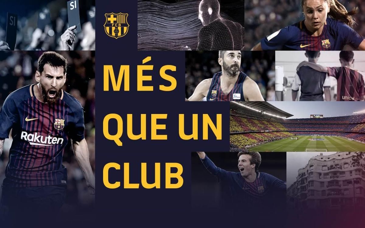El FC Barcelona celebra el 50º aniversario del eslogan 'Més que un club' con una campaña de comunicación de alcance internacional