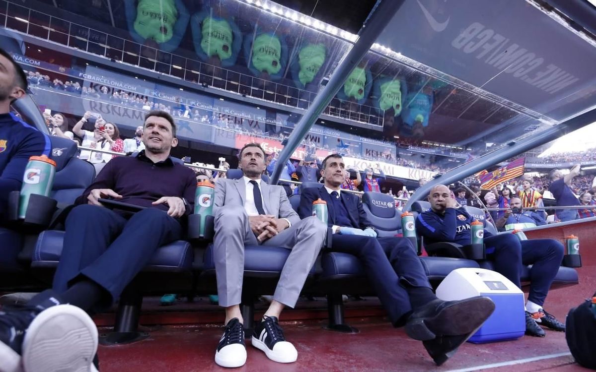 Luis Enrique se despide del Camp Nou con su mejor racha de victorias como local
