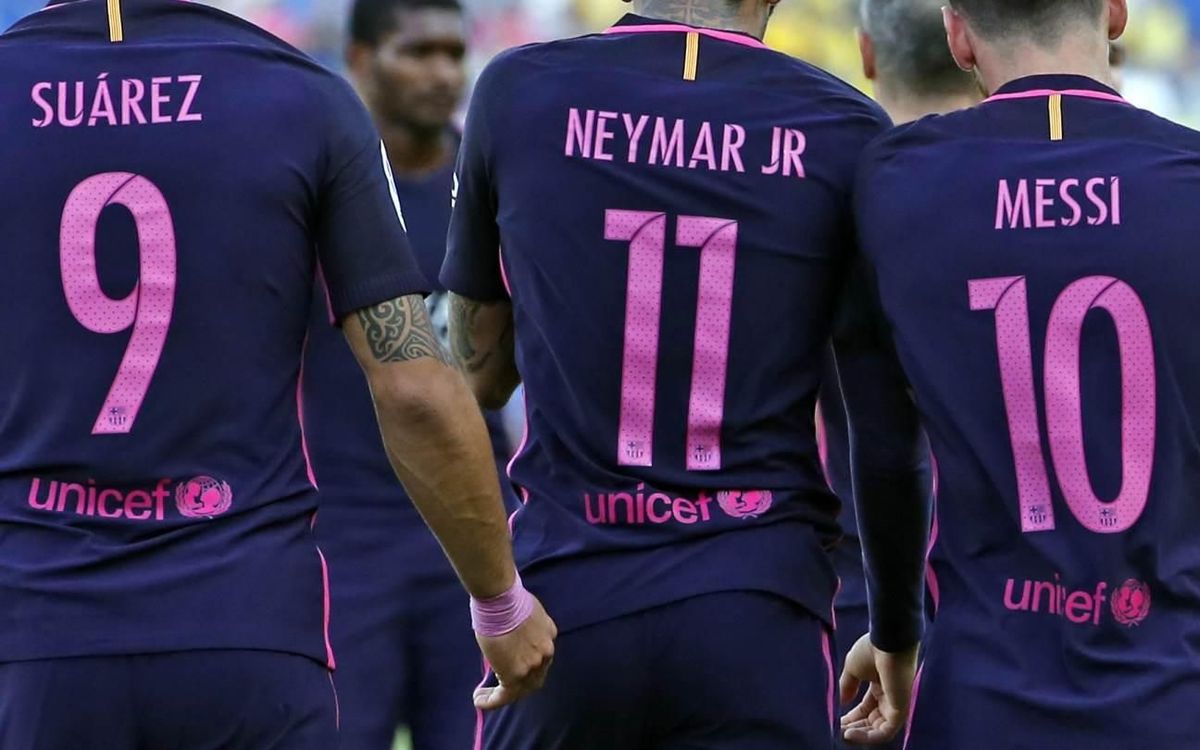 BY THE NUMBERS: A statistical look at FC Barcelona's sixth consecutive league win, 4-1 at Las Palmas