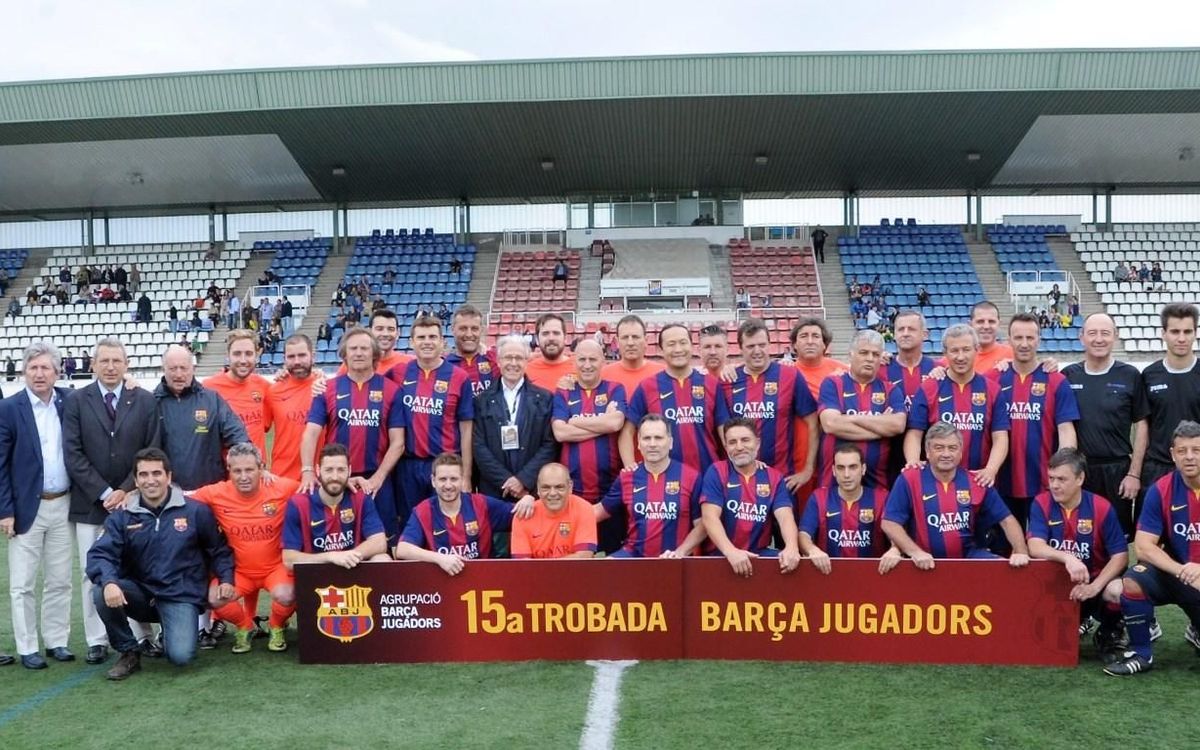 La 15ª Trobada de Jugadors culmina la Setmana Barça Jugadors en Figueres