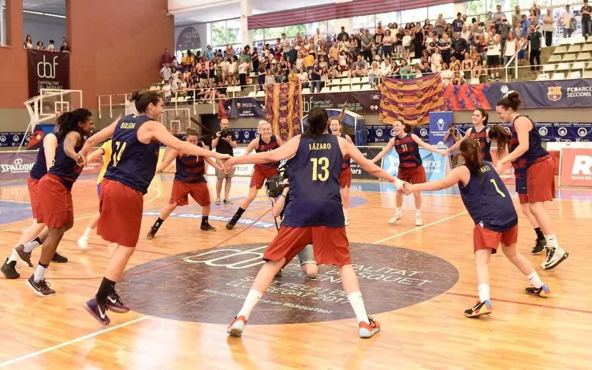 Barça CBS - Cerdanyola-Villa Universitaria: ¡Campeonas de la Copa Catalunya! (57-49)