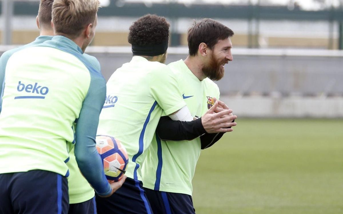 Leo Messi's latest moment of magic in training