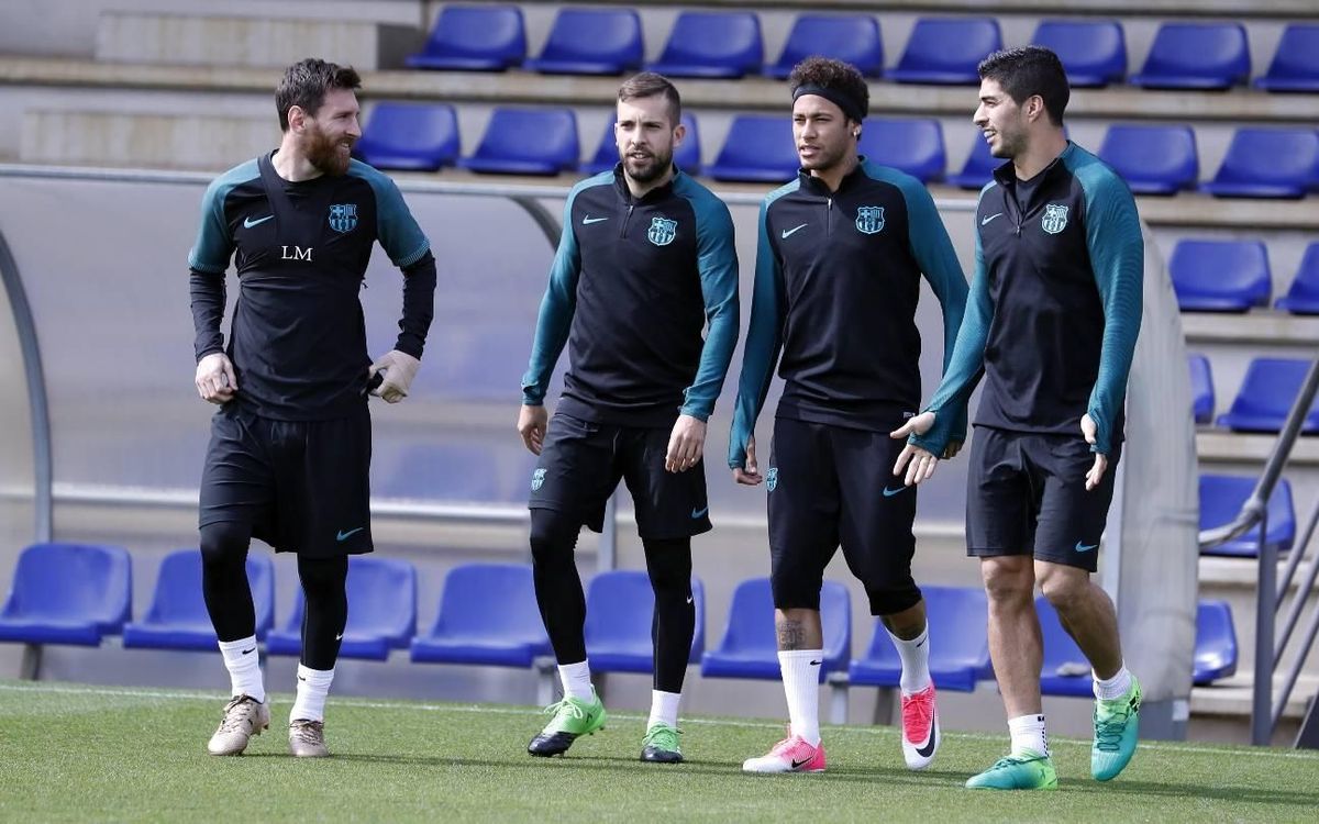 Última sesión antes de recibir a la Juventus
