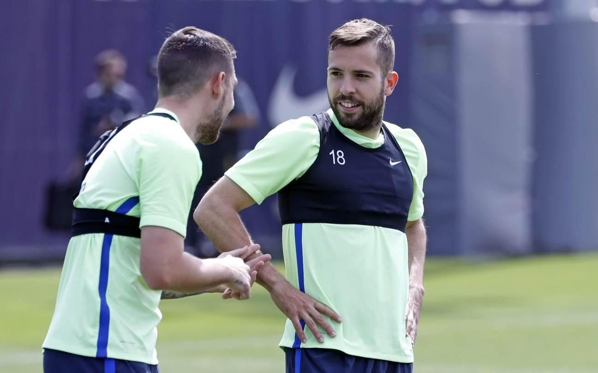 Jordi Alba: “La meva intenció és seguir al FC Barcelona”