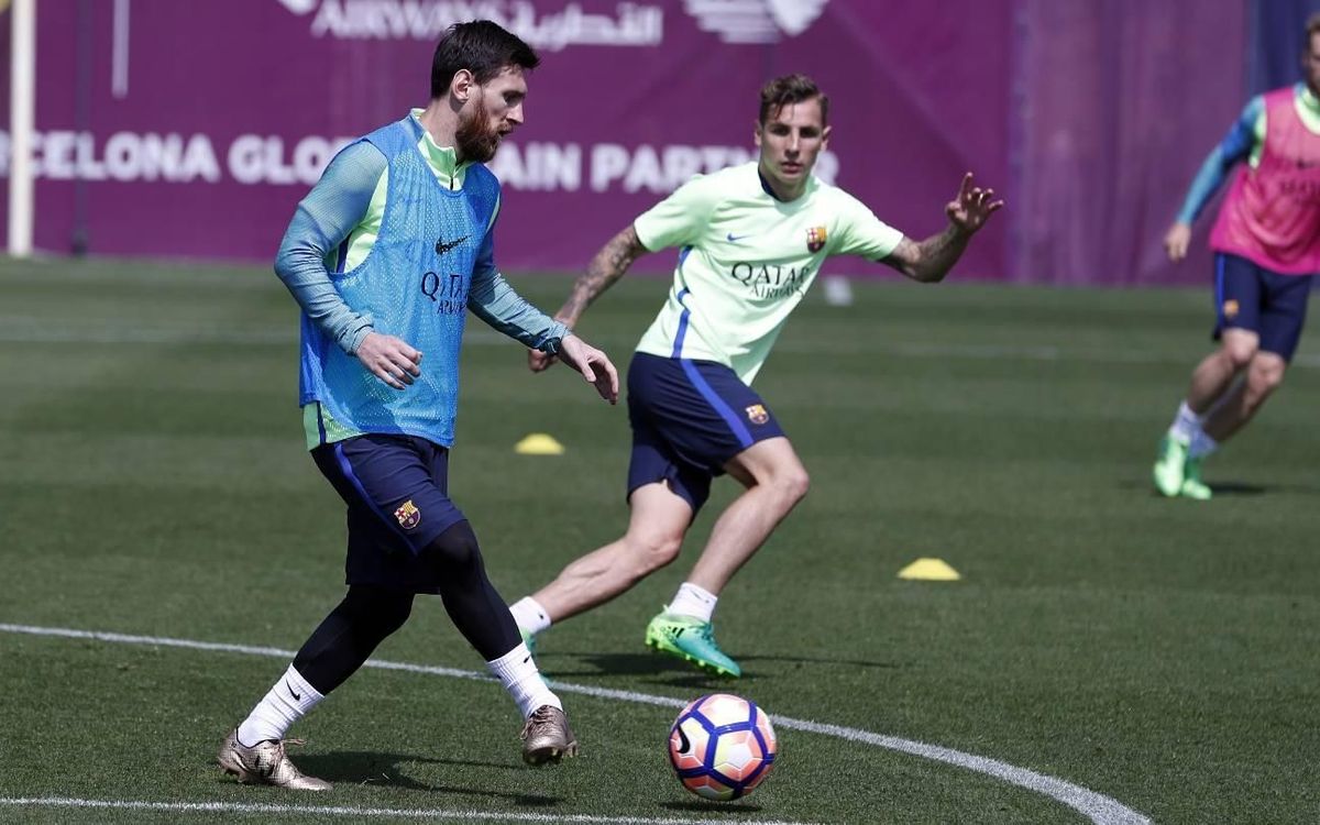 Darrera sessió abans de rebre a l’Osasuna