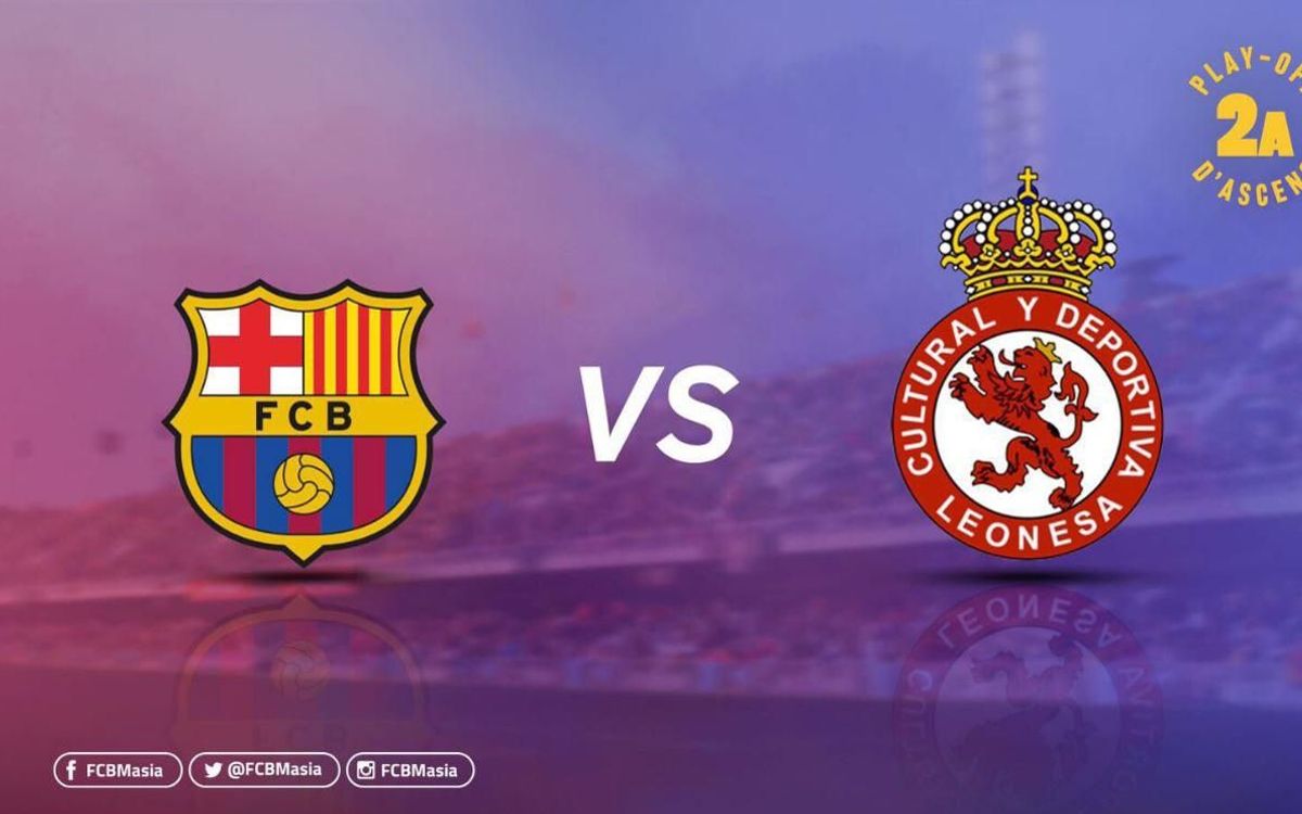 FC Barcelona B to meet Cultural Leonesa in the play-offs