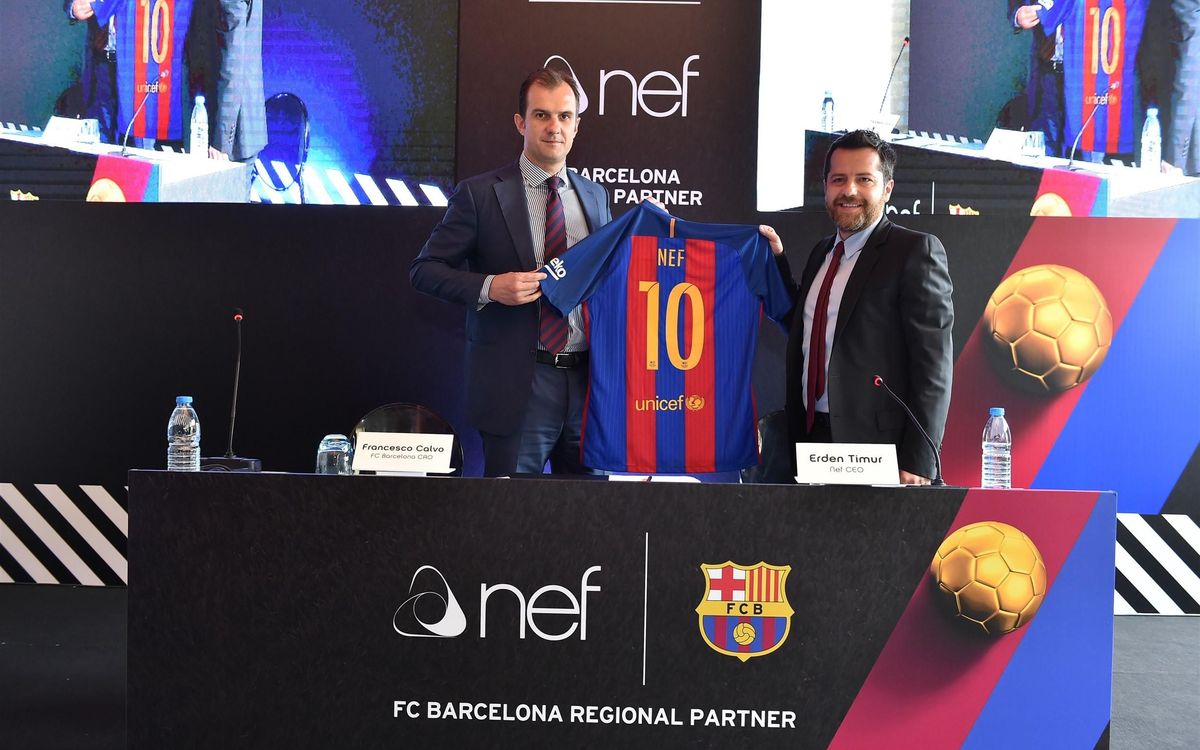 NEF becomes new Regional Partner of FC Barcelona