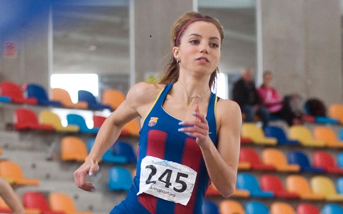 Carmen Sánchez, récord de Cataluña de 400 metros