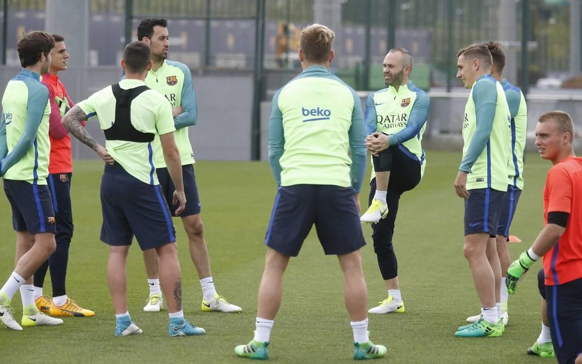 Final training session before hosting Villarreal