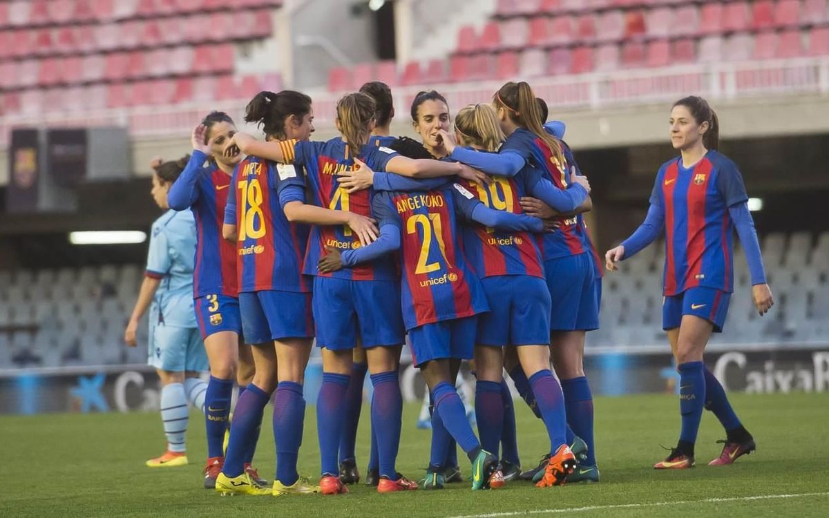 Barça Femení – Llevant UD: Golejada completa i coral (4-0)