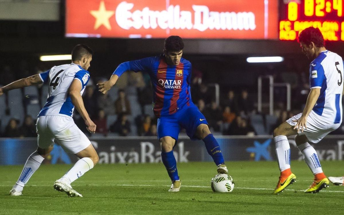 Espanyol B – Barça B: Demostración de orgullo para llevarse el derbi de filiales (0-2)
