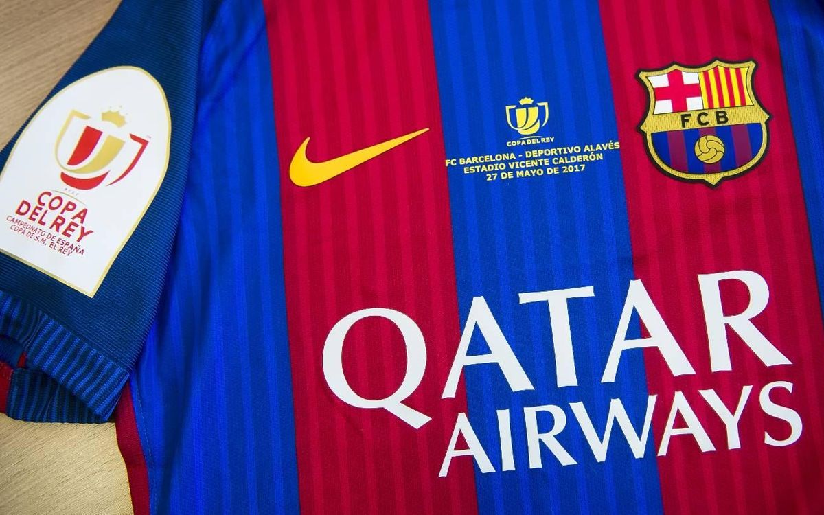 Así será la camiseta del Barça en la final de la Copa del Rey