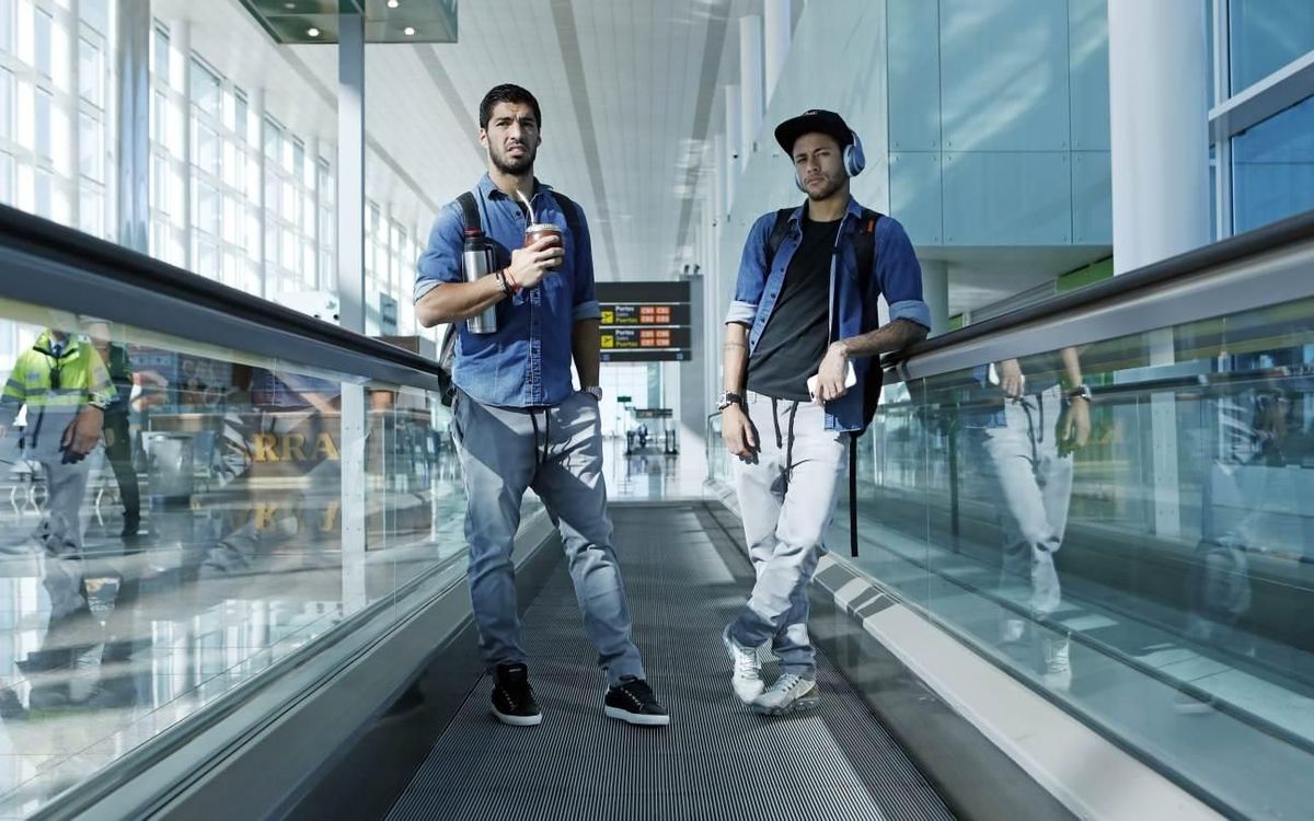 Així ha estat el viatge del FC Barcelona a Granada