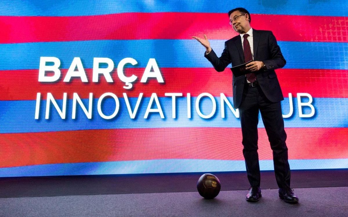 Presentación del proyecto 'Barça Innovation Hub'