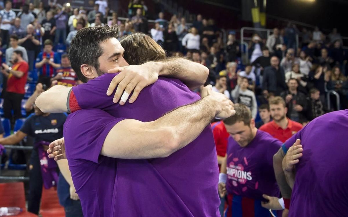 El Palau Blaugrana celebra la 7ª Liga Asobal consecutiva