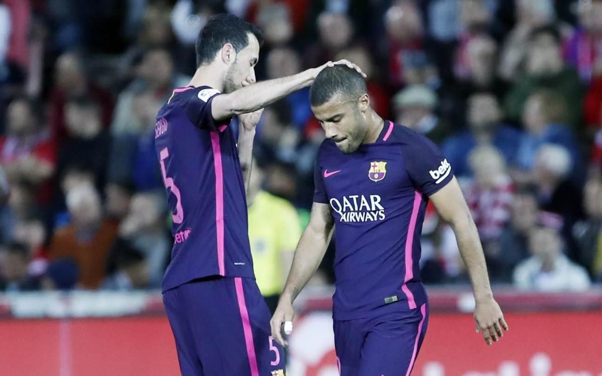 Rafinha sufre una lesión en el menisco interno