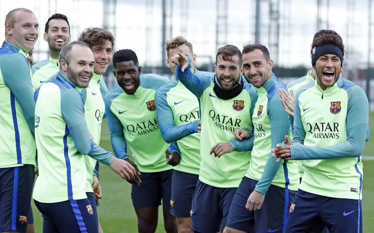 Training schedule for an intense week in La Liga