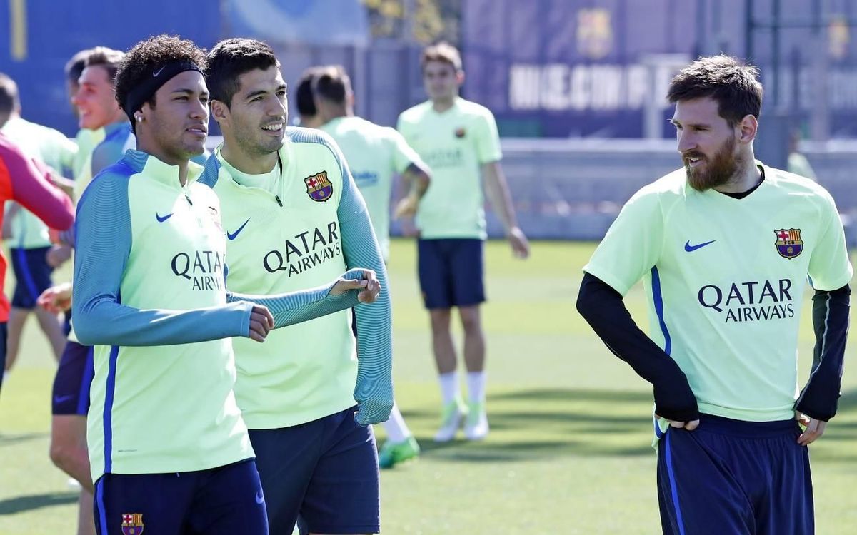 Sesión de recuperación con la Juventus en el horizonte