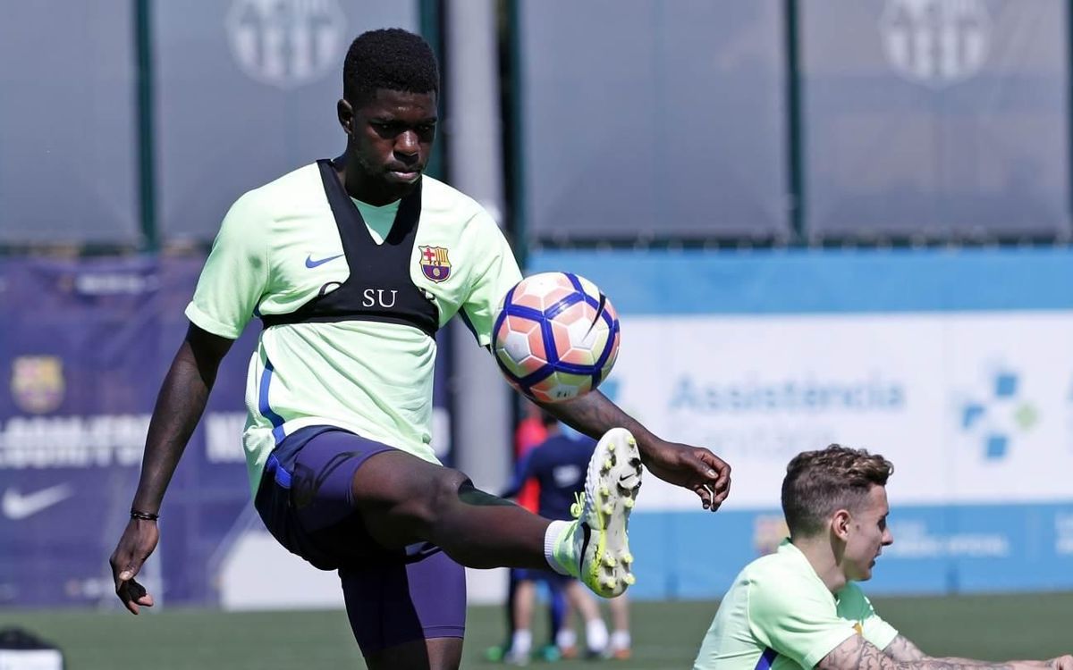 A day with Umtiti, on Instagram