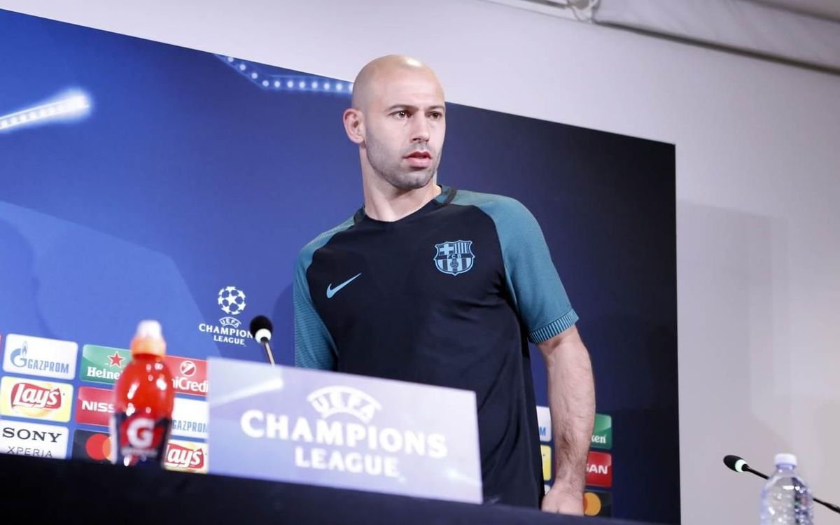 Javier Mascherano pregame quotes: Juventus vs FC Barcelona