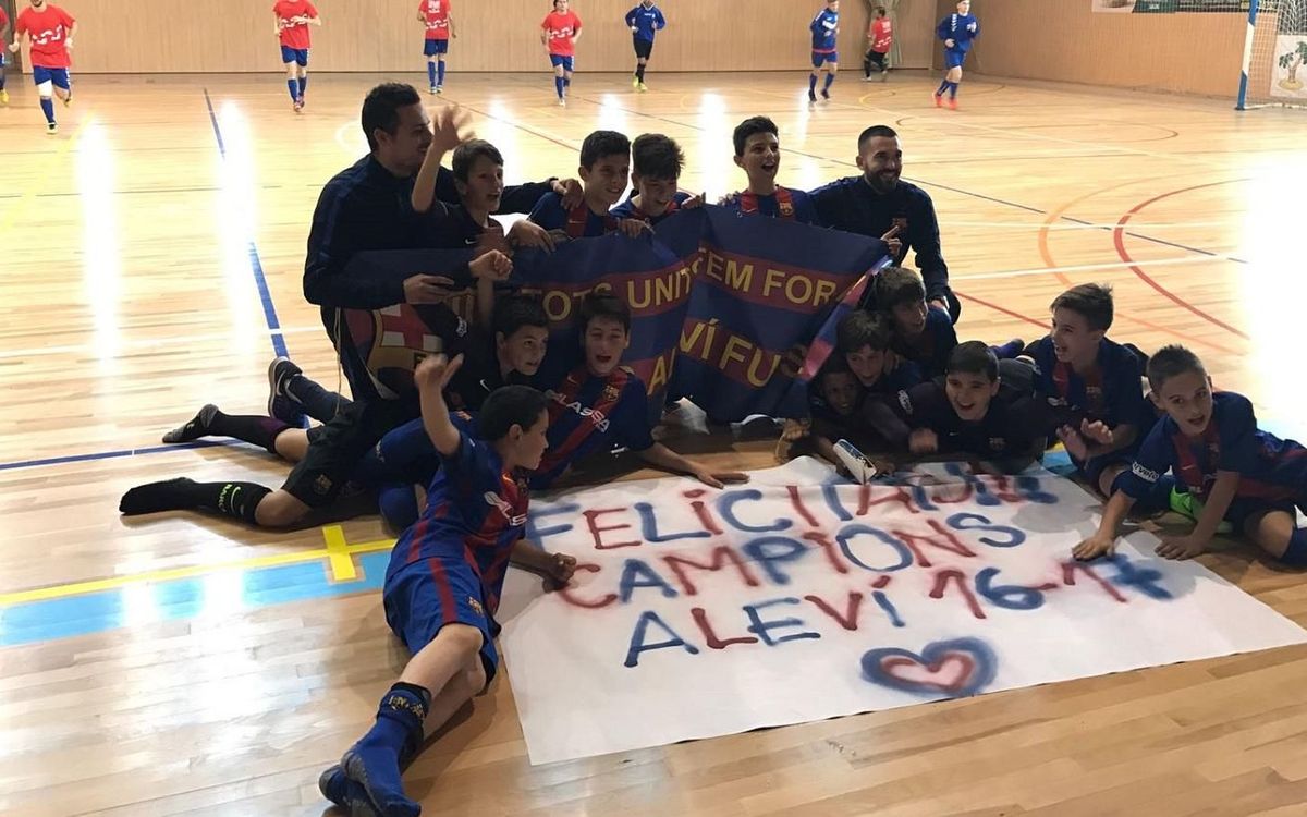 El Alevín se proclama campeón de liga en Salou