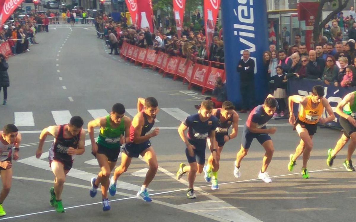 Alcalà s'imposa en la Milla d'Avilés