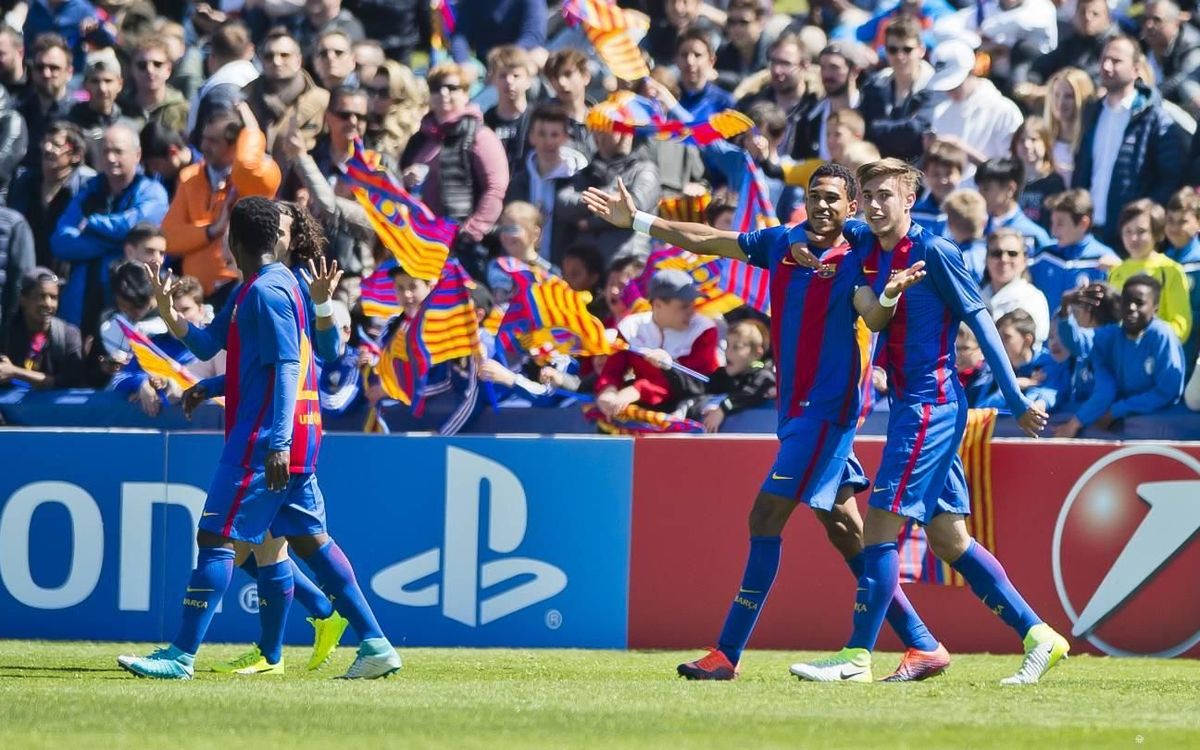 Jordi Mboula, màxim golejador de la UEFA Youth League