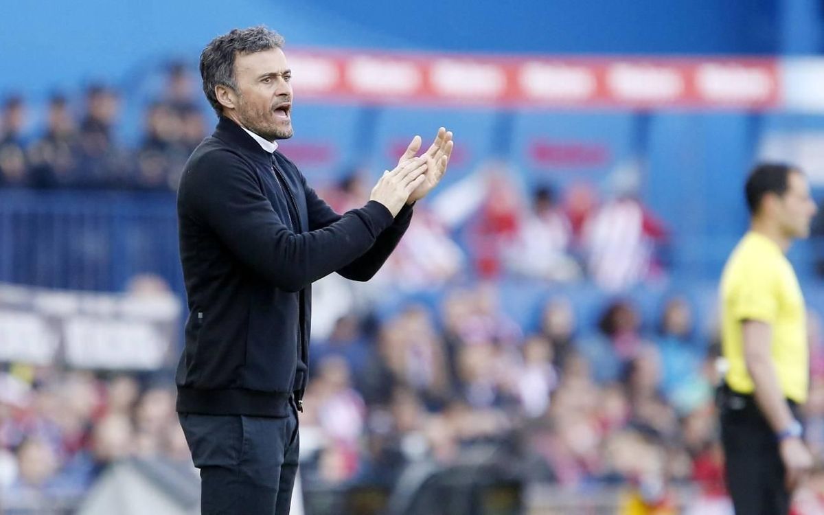 Luis Enrique: “És una victòria que ens reforça la moral”