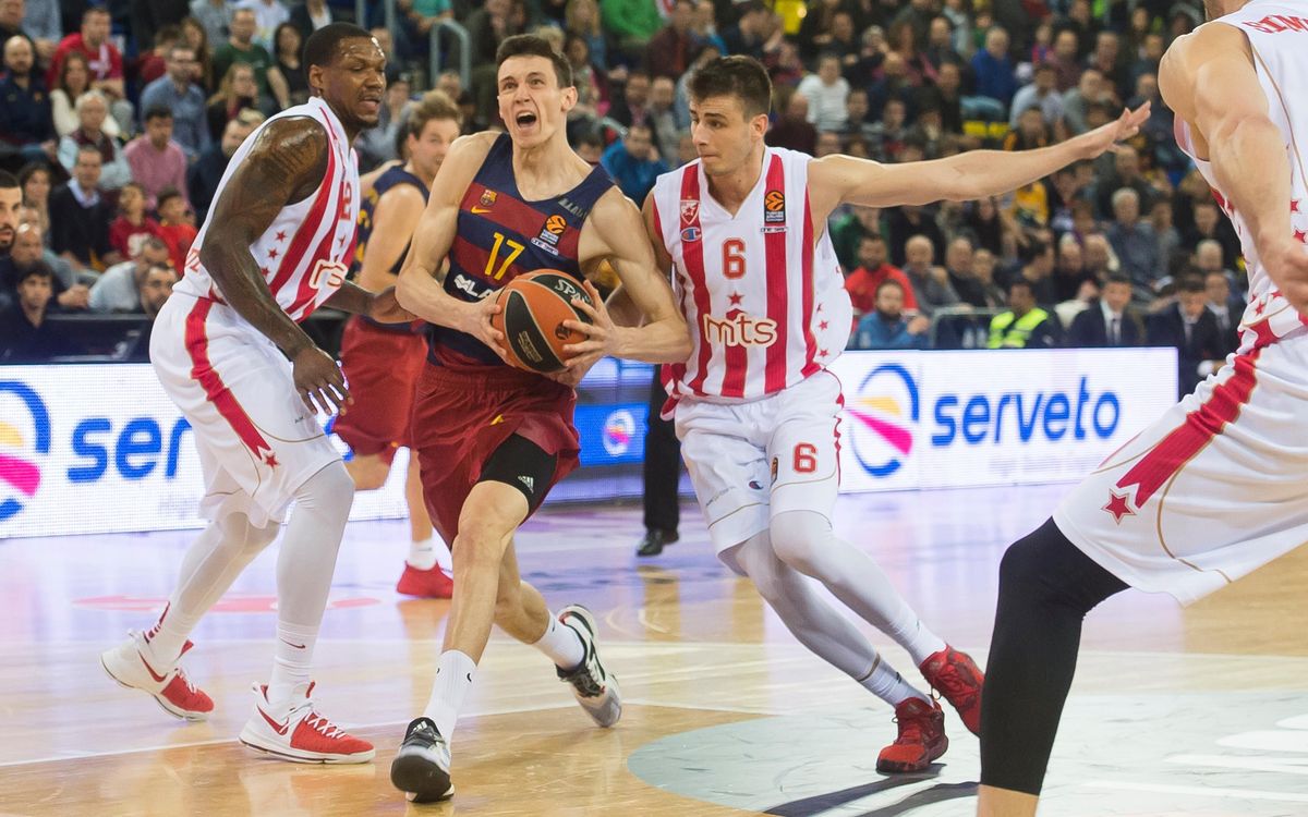Así fue el debut de Rodions Kurucs con el Barça Lassa