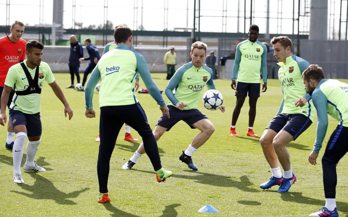 Sessió preparatòria pensant en el PSG