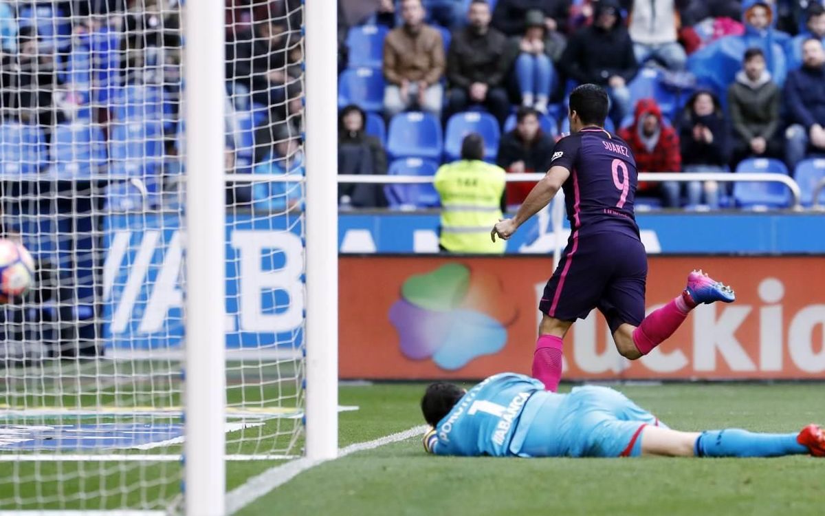 First defeat for FC Barcelona when Luis Suárez has scored