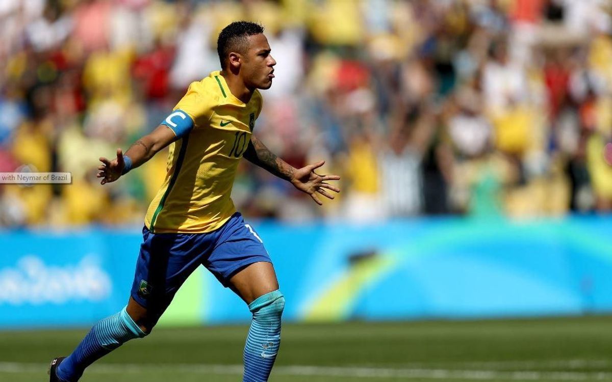 Neymar and Rafinha into Olympic final