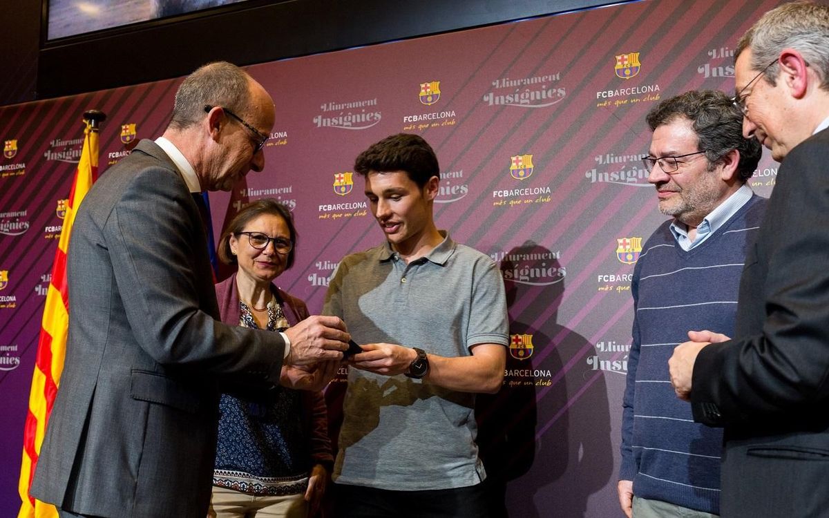 Roger Serrano, culer des del bressol