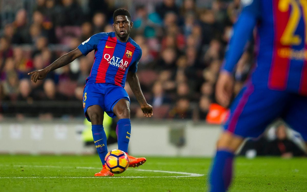 Samuel Umtiti: ple al 15 a la Lliga amb el FC Barcelona