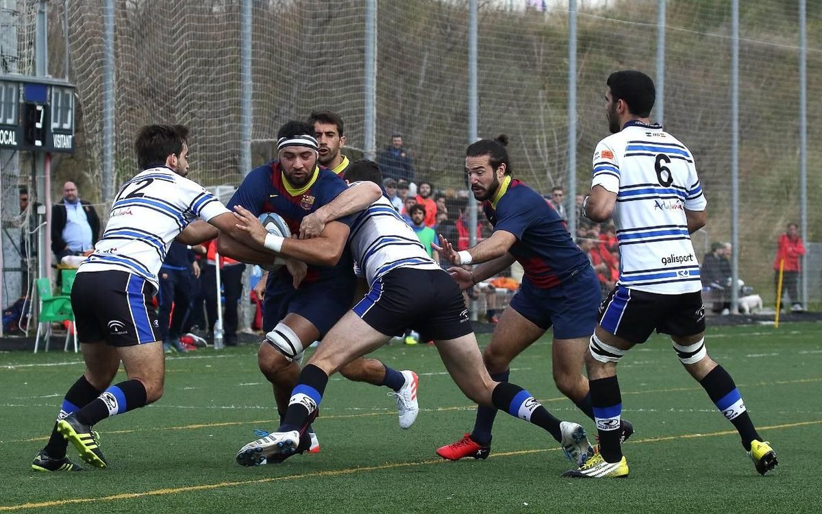El FC Barcelona gana al Ciencias Fundación Cajasol y da un paso de gigante para la permanencia (33-20)