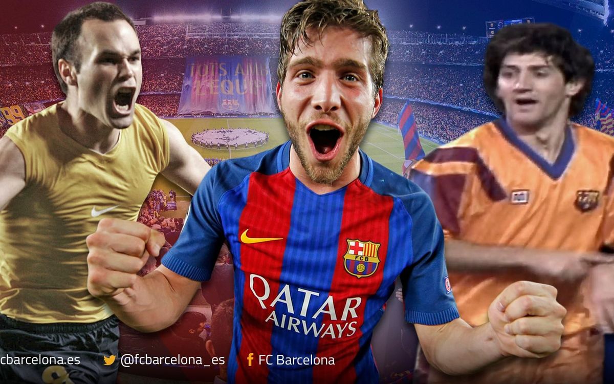 Sergi Roberto sube al podio de los héroes