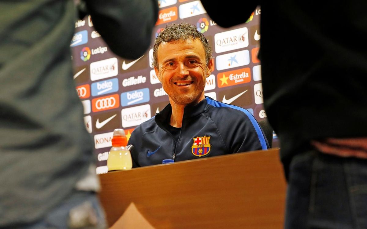 Luis Enrique: “Em sento alleujat i centrat en el final de temporada”