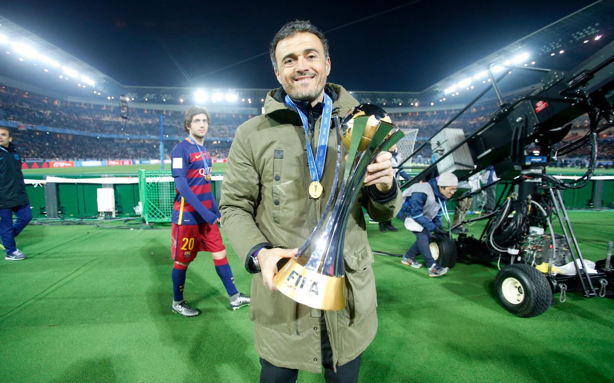 Luis Enrique: Ocho títulos en el bolsillo, y tres más por delante