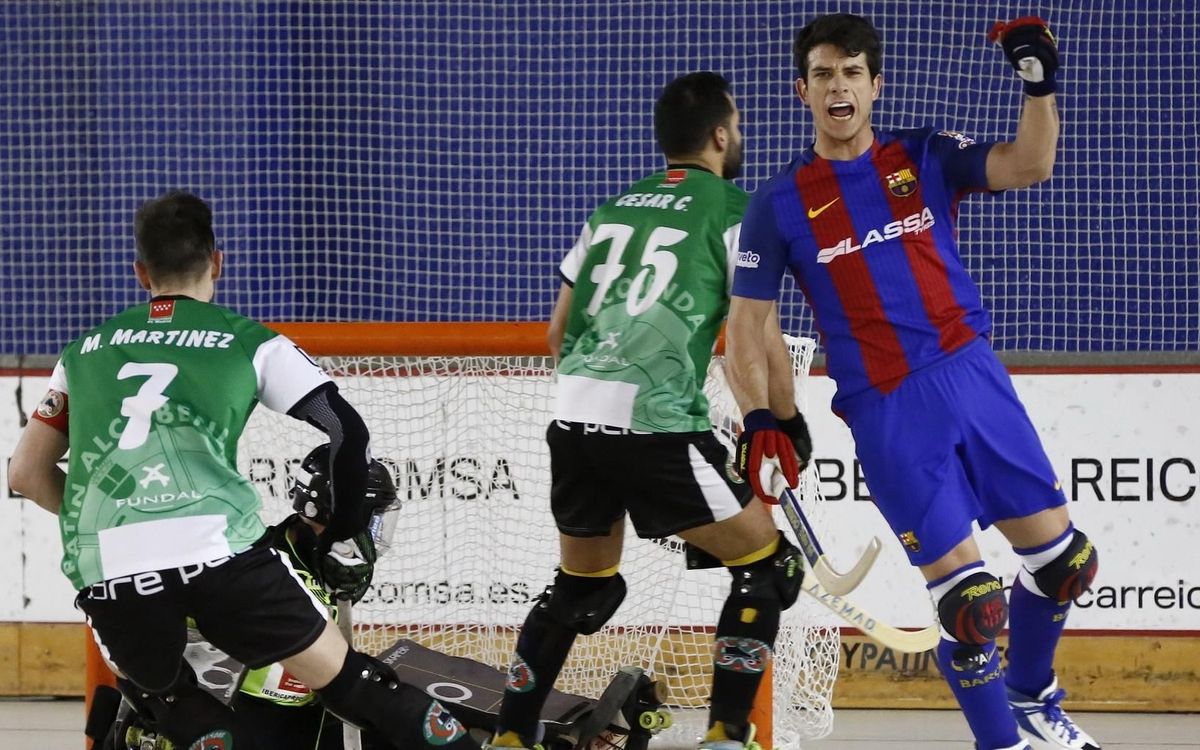 Reicomsa Alcobendas - FC Barcelona Lassa: El líder no se deja sorprender (4-6)