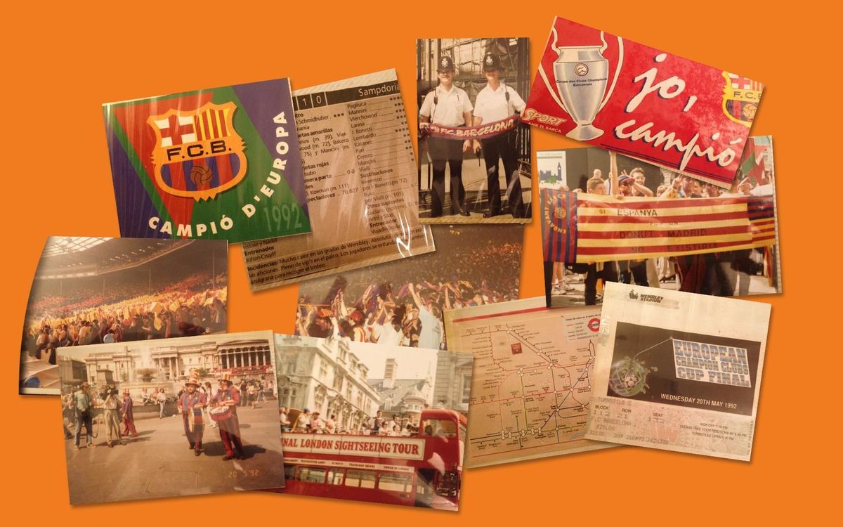Primeros materiales para la exposición del 25 aniversario de Wembley