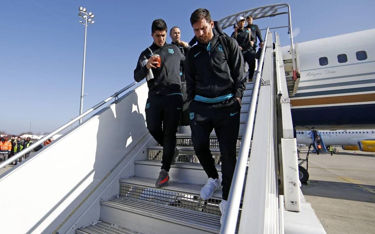 Així ha estat el viatge del Barça a París