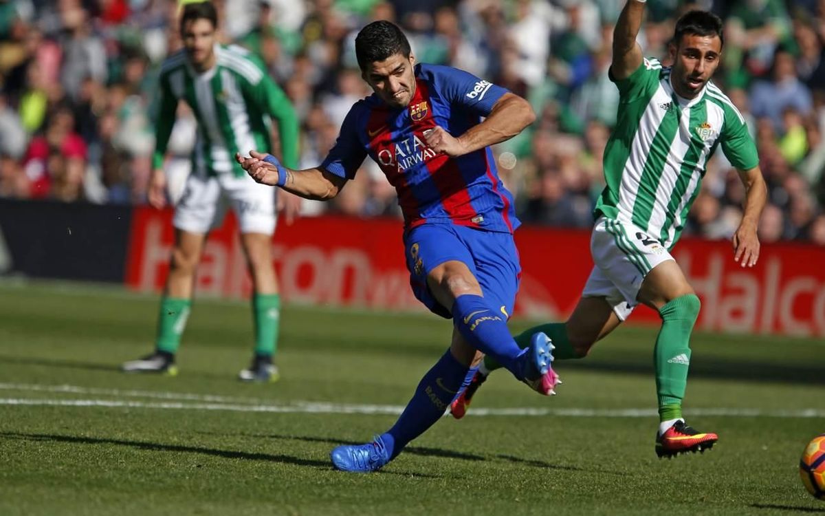 Reial Betis – FC Barcelona: Suárez salva un punt (1-1)