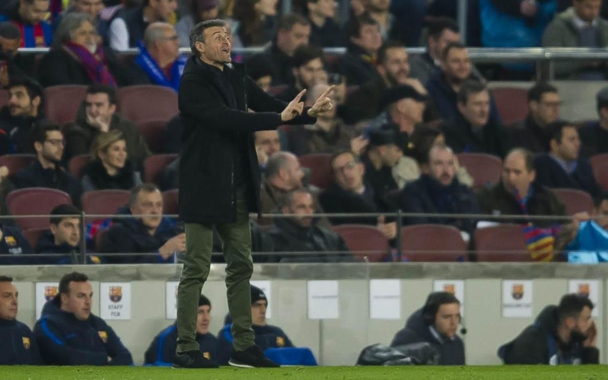 Luis Enrique: “Volem dedicar la Copa a l’afició perquè ha estat una peça clau”