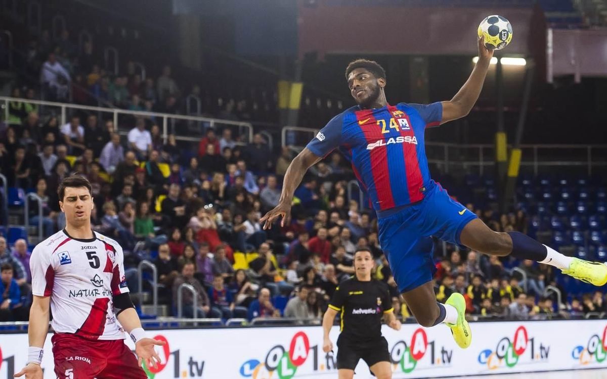 Barça Lassa 28-24 La Rioja: First beats third
