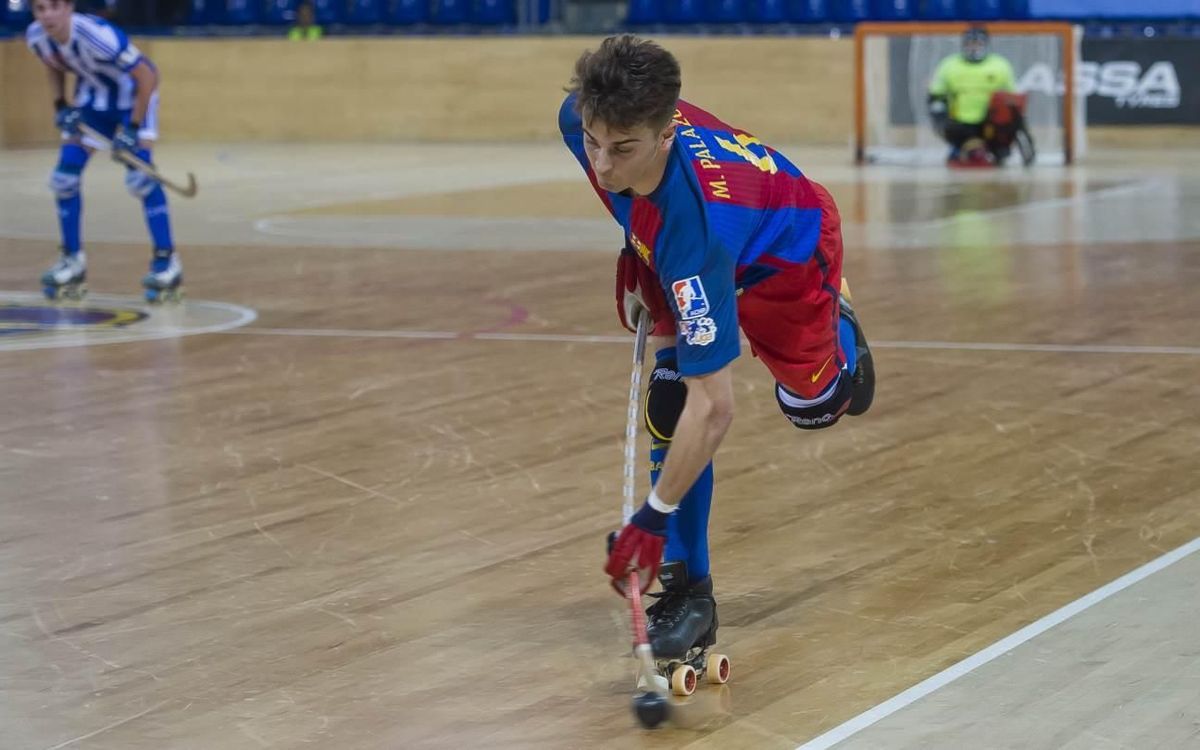 Marc Palazón debuta con el primer equipo del Barça Lassa