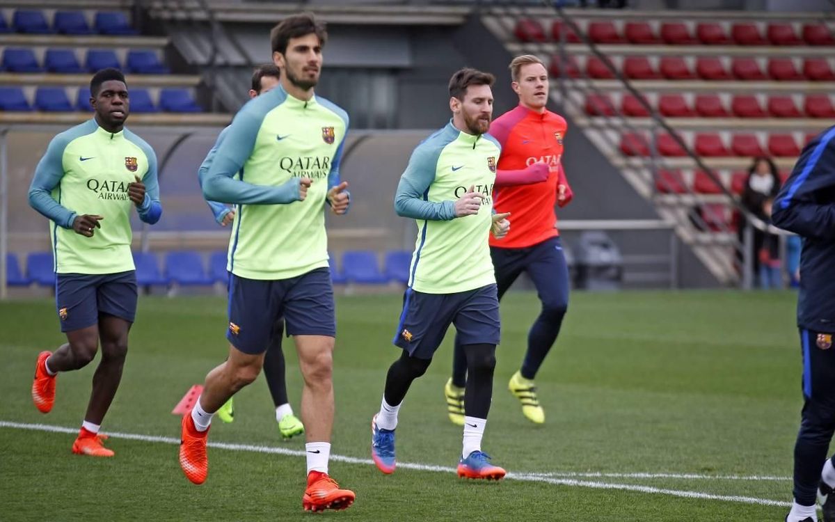 El plan de entrenamientos para una semana decisiva