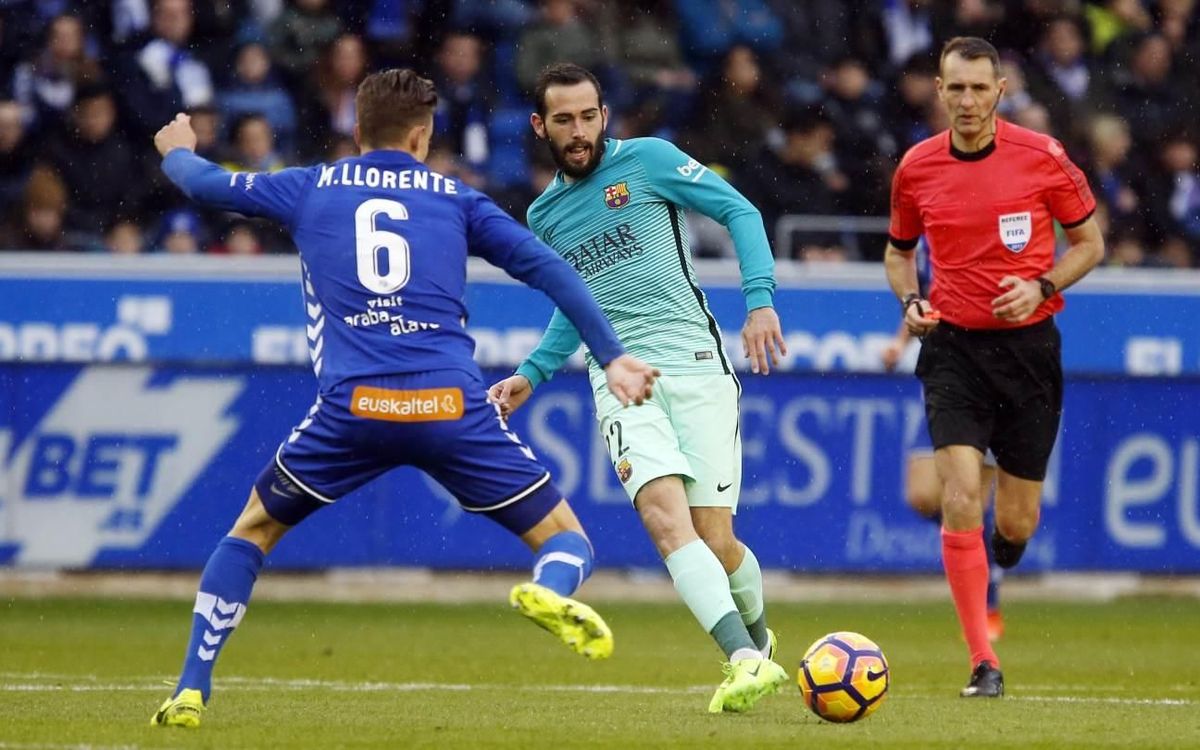Aleix Vidal, du FC Barcelone, absent cinq mois