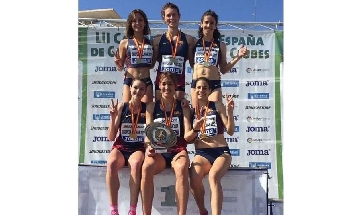 El Barça revalida el títol de Cros Curt Femení al Campionat d’Espanya
